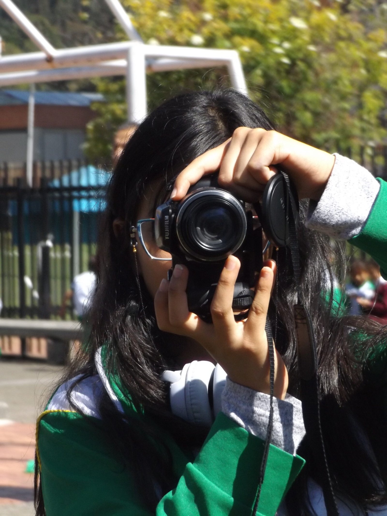 una muestra de los estudiantes apasionados con el tema de la fotografia